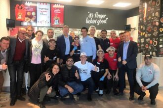 Visite de Tony Lowings