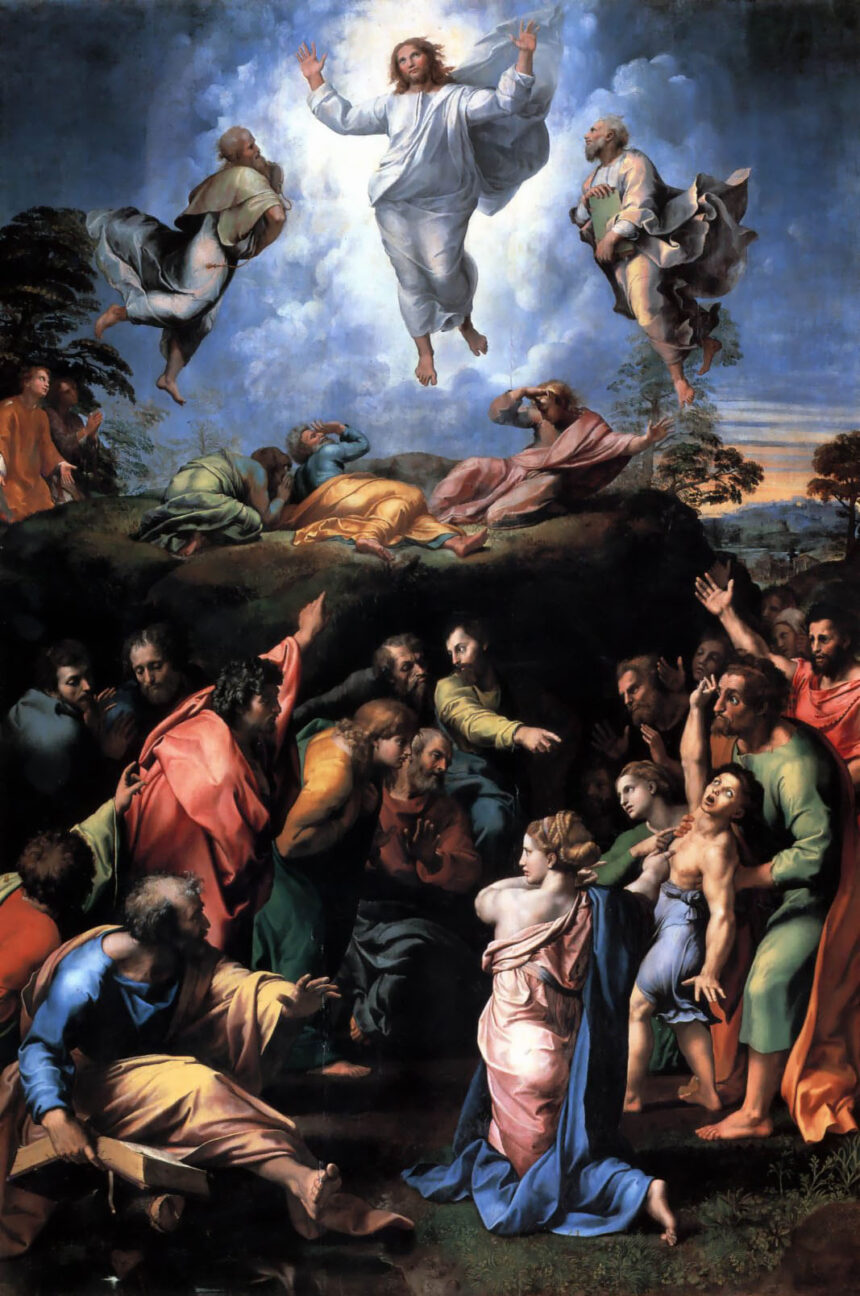 Raffaello le portraitiste "La transfiguration"