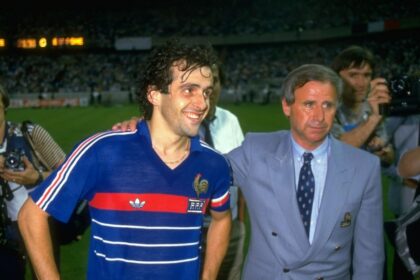 Michel Hidalgo et Michel Platini