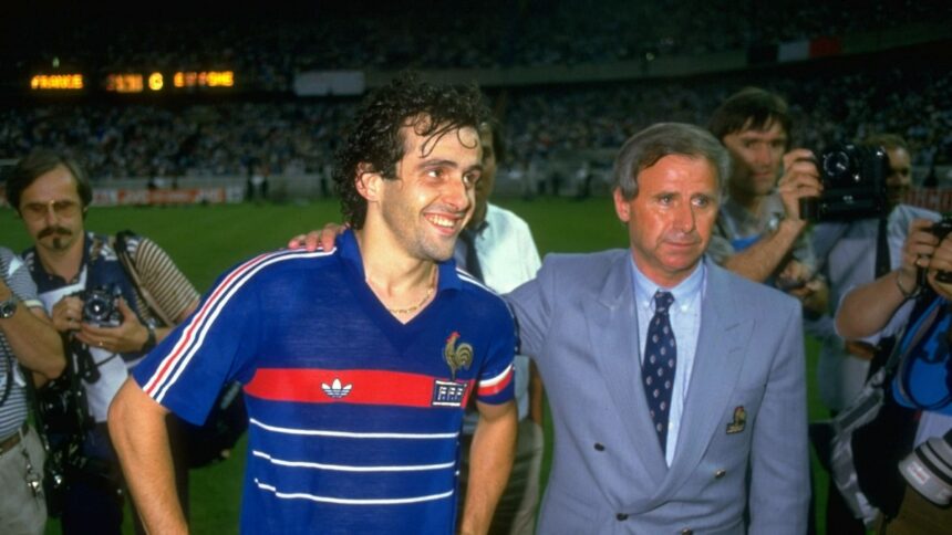 Michel Hidalgo et Michel Platini