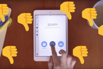 Zoom danger d'utilisation