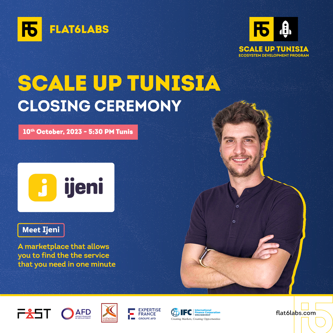 Flat6Labs Le programme "Scale Up Tunis" a créé 61 emplois