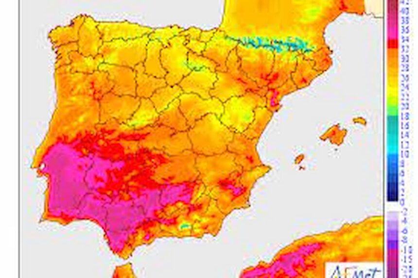 Températures en Espagne