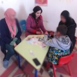 Ces visites ont pour objectif essentiellement d'évaluer le niveau d'inclusion sociale de ces enfants et leur capacité à réaliser les taches les plus simples de la vie quotidienne outre l'évaluation de leurs aptitudes.