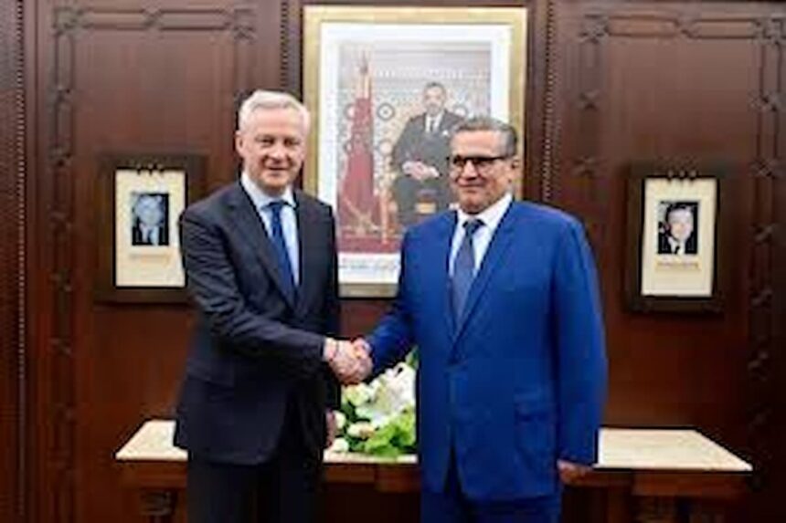 Aziz Akhannouch et Bruno Le Maire