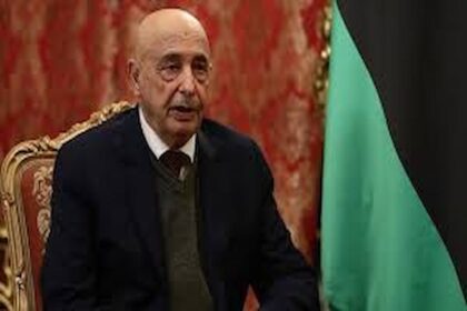 Aguila Saleh, président de l'Assemblée des représentants libyenne