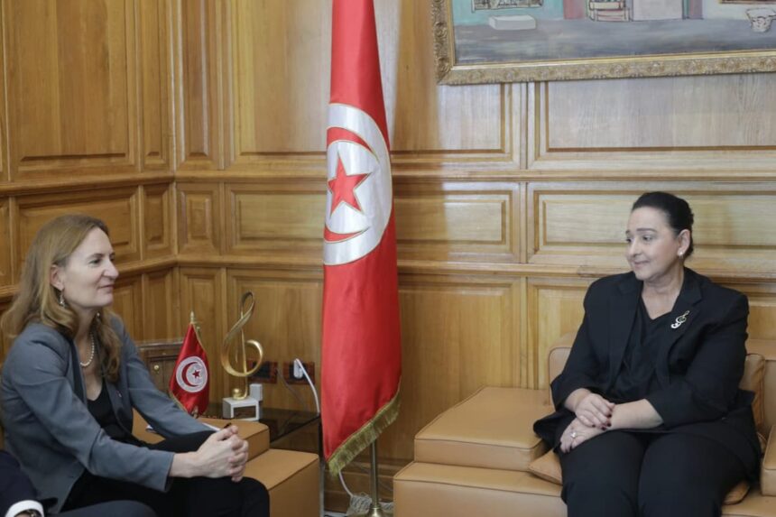 La rencontre s'est déroulée en présence du directeur de l'Institut Français de Tunis (IFT), de l'attachée culturelle à l'IFT et certains cadres au ministère des Affaires Culturelles.