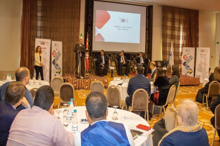 Deux interventions d’équipementiers italiens implantés en Tunisie viennent témoigner par leurs expériences de l’environnement des affaires en Tunisie. Il s’agit de la société Sage Tunisie et la société Fracama Tunisie.