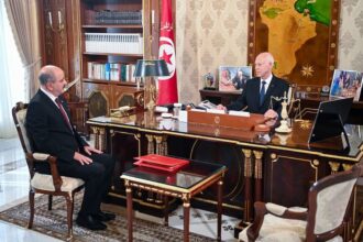 Kais Saied reçoit Mohamed Ali Nafti