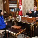 Sarah Zaafrani reçue à Carthage