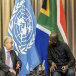 Antonio Guterres à Prétoria