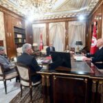 Kais Saied, Issam Lahmar, Riadh Chaoued et Hasna Jiballah.