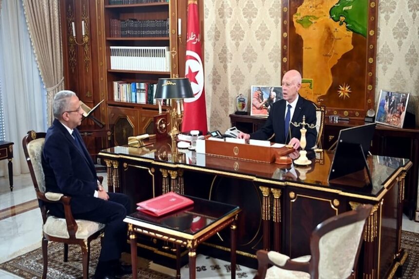 Kaïs Saïed et Mustapha Ferjani