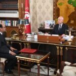 Kais Saied et le ministre des technologies