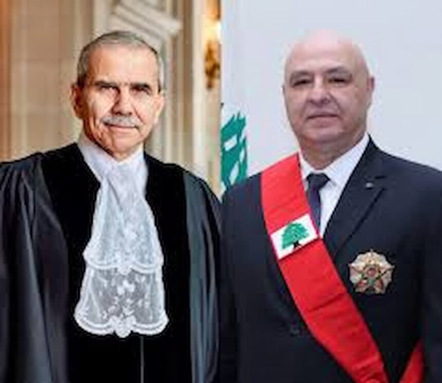 Nawaf Salam et Joseph Aoun