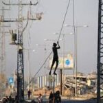 courant coupé à Gaza