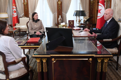 Kais Saied recevant la cheffe du gouvernement