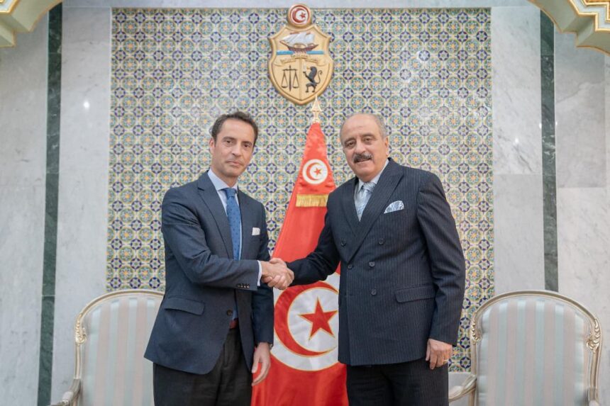 Le ministre des Affaires étrangères, Mohamed Ali Nafti, a reçu le 7 avril 2025 Javier Colomina, secrétaire général adjoint de l’OTAN chargé des affaires politiques et de la sécurité.