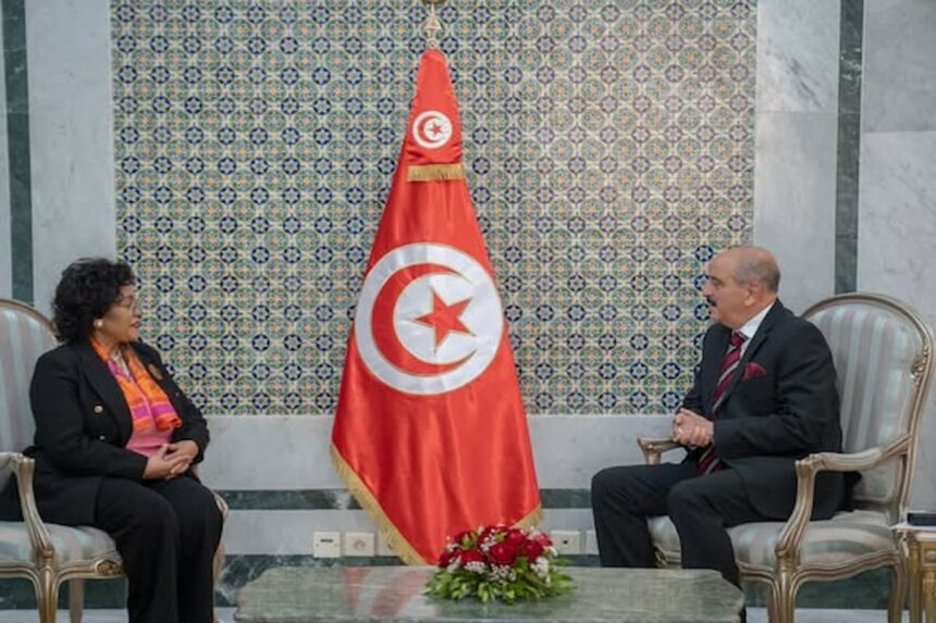 Les projets menés en Tunisie en collaboration avec l'Agence de Développement de l'Union Africaine ont été au centre d'une rencontre, vendredi 9 mai, à Tunis, entre le ministre des Affaires étrangères Mohamed Ali Nafti et la Directrice exécutive de ladite agence, Nardos Bekele Thomas.