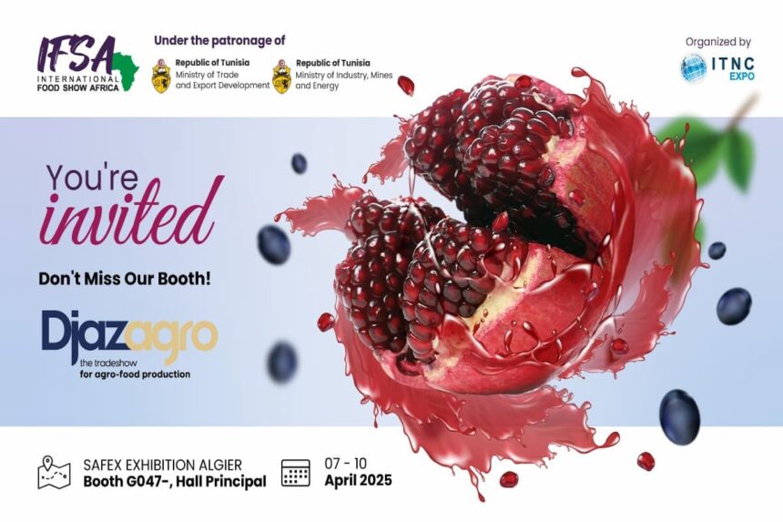 L'IFSA Africa couvrira l'ensemble de la chaîne de valeur agroalimentaire, de la production agricole aux technologies alimentaires, en passant par les équipements industriels et les solutions d'emballage.