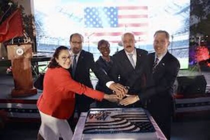 Célébration de la fête d'indépendance US