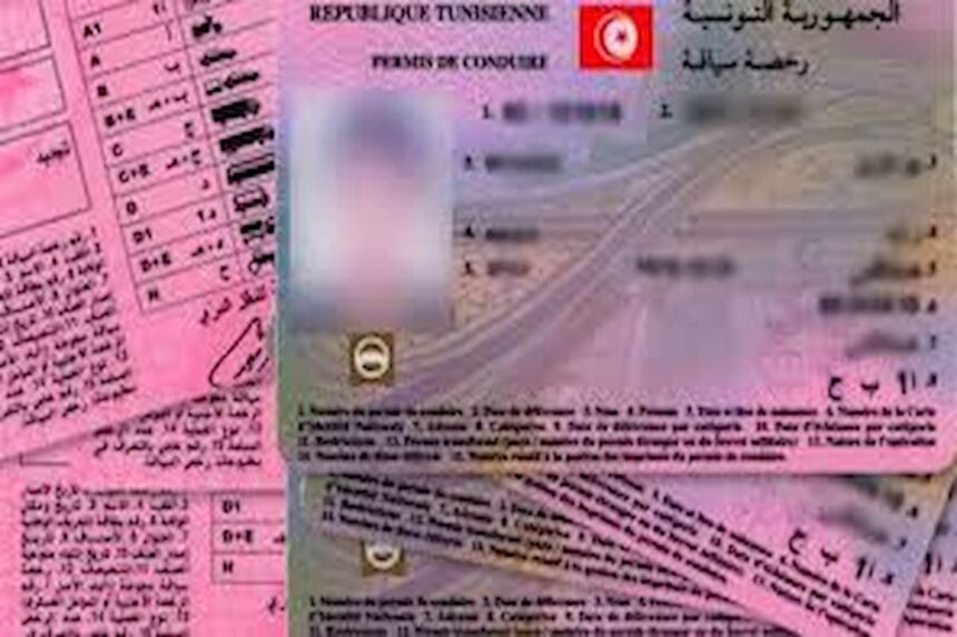 Tunisie - Permis de conduire