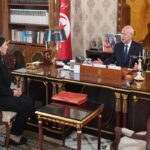 Sarra Zaafrani au Palais de Carthage