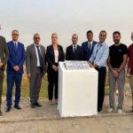 Pose de la pierre de l'usine Bako Motors