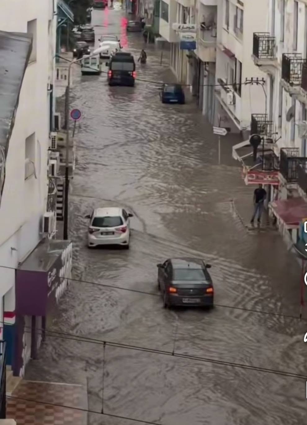 Inondations à Tunis : un peu de pluie, et tout part en vrille